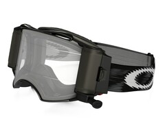 Oakley OAKLEY Airbrake MX Race-Ready Roll-Off Goggle Jet Black Speed Clear Lens