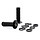 Lock-Grips Handgriffe Lock on schwarz
