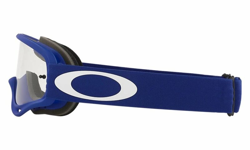 Oakley XS Kinderbrille O-Frame ® Goggle - Moto blau / Clear Lens
