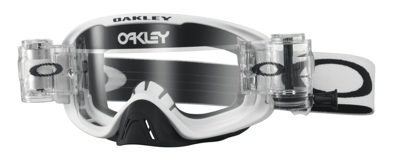 Oakley OAKLEY O Frame 2.0 Race-Ready Roll-Offs Goggle Matte White Clear Lens