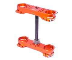 X-trig Gabelbrücke ROCS tech orange für KTM SX65 Bj. 12-23 / Husqvarna TC65 Bj. 17-23 / GasGas MX65 Bj. 22-23