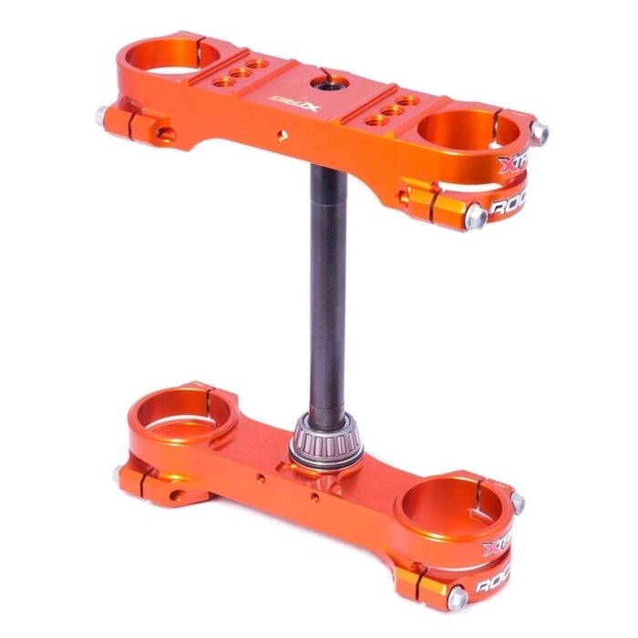 X-trig Gabelbrücke ROCS tech orange für KTM SX65 Bj. 12-23 / Husqvarna TC65 Bj. 17-23 / GasGas MX65 Bj. 22-23