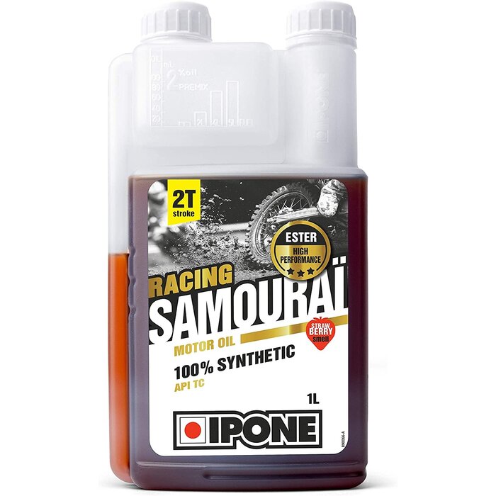 Ipone 2T Samourai Racing Motoröl Vollsynthetik Erdbeere