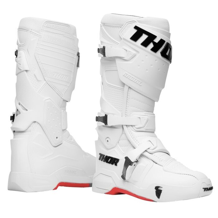 Thor Radial MX Stiefel	Frost weiss - rot