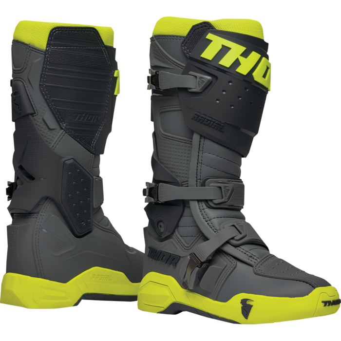 Thor Radial MX Stiefel	grau fluo