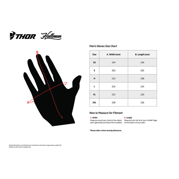 Thor Terrain Offroad Handschuhe Army - Charcoal Gray