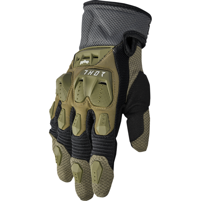 Thor Terrain Offroad Handschuhe Army - Charcoal Gray