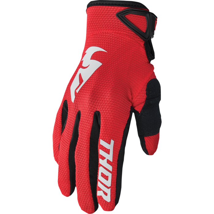 Thor Sector Offroad Handschuhe rot weiss