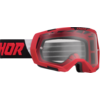 Thor Regiment MX Enduro Brille rot schwarz