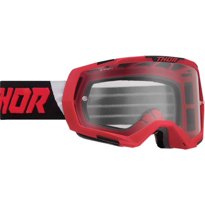 Thor Regiment MX Enduro Brille rot schwarz