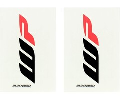 Blackbird Stickerset Gabel Aufkleber Fork Decal WP weiss transparent