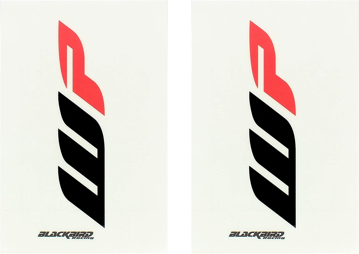 Blackbird Stickerset Gabel Aufkleber Fork Decal WP weiss transparent