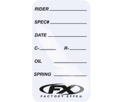 Factory Effex Spezial Aufkleber Service Sticker für Gabel & Stoßdämpfer