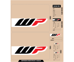 D'COR Visuals Stickerset Gabel Aufkleber Fork Decal WP