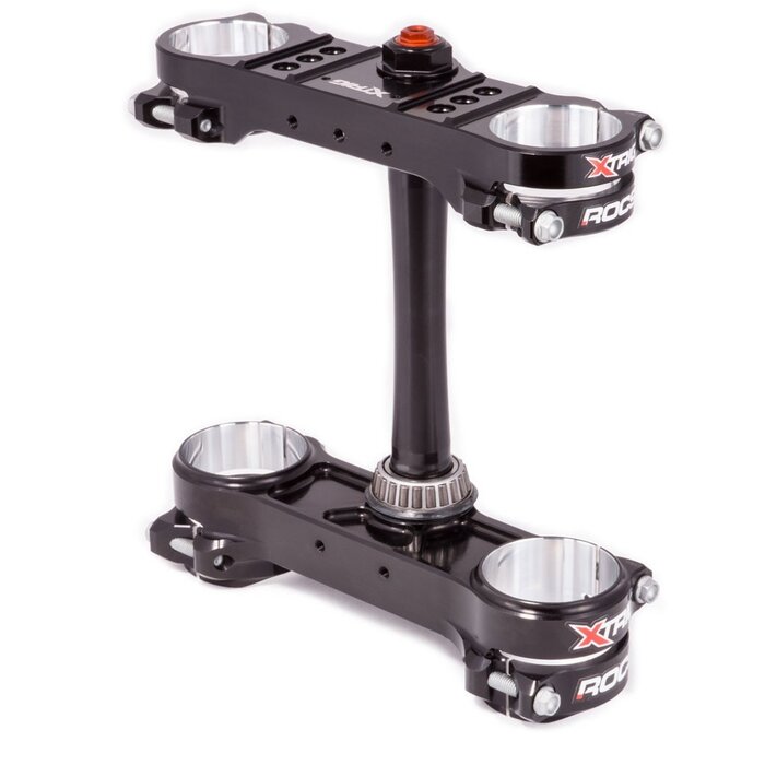 X-trig Gabelbrücken-Kit ROCS Offset für KTM SX SX-F EXC / Husqvarna TE TC FE FC / GasGas MC EC Bj. 20-22 schwarz