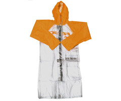 RFX Race Regenmantel lang Transparent Orange