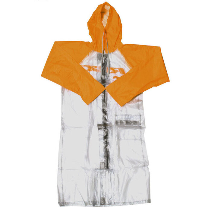 RFX Race Regenmantel lang Transparent Orange