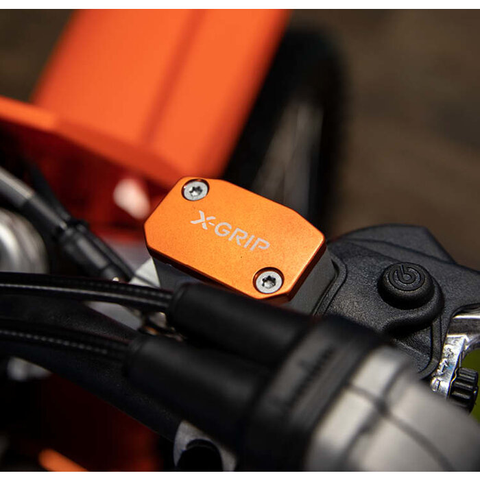 X-Grip Brems - & Kupplungspumpenkappe für Brembo orange