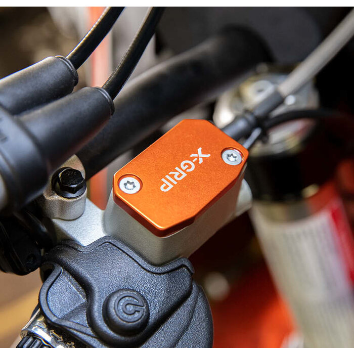 X-Grip Brems - & Kupplungspumpenkappe für Brembo orange