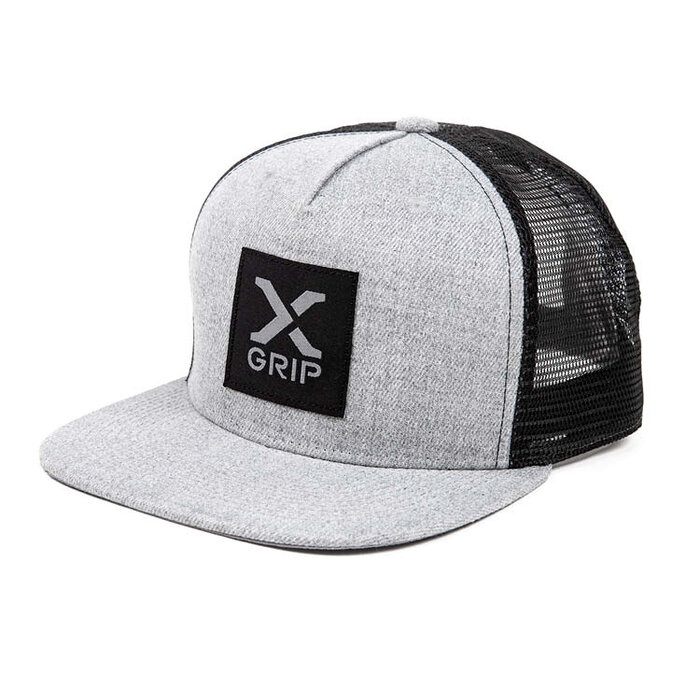 X-Grip Kappe Flat Cap V3 grau
