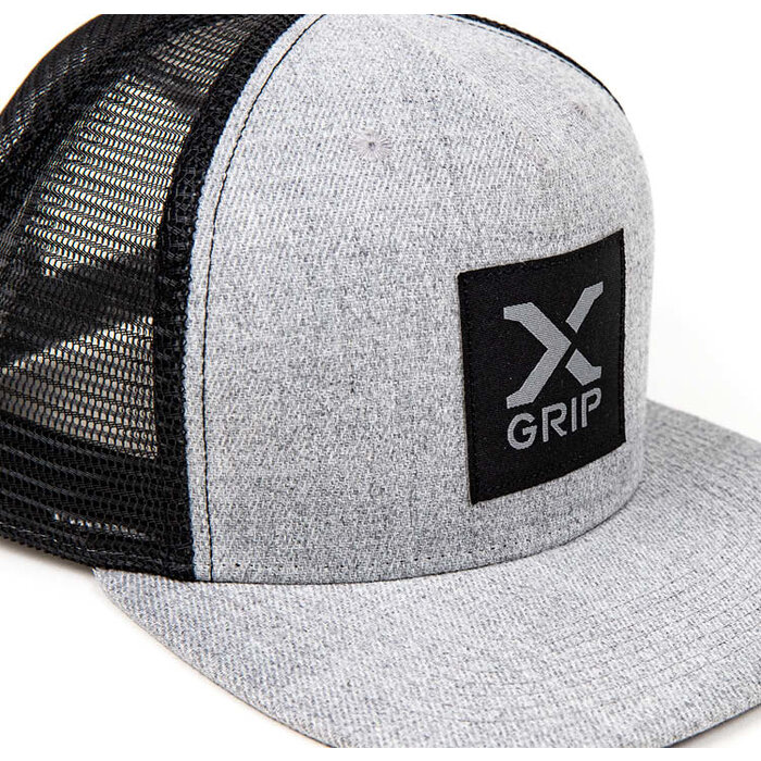X-Grip Kappe Flat Cap V3 grau
