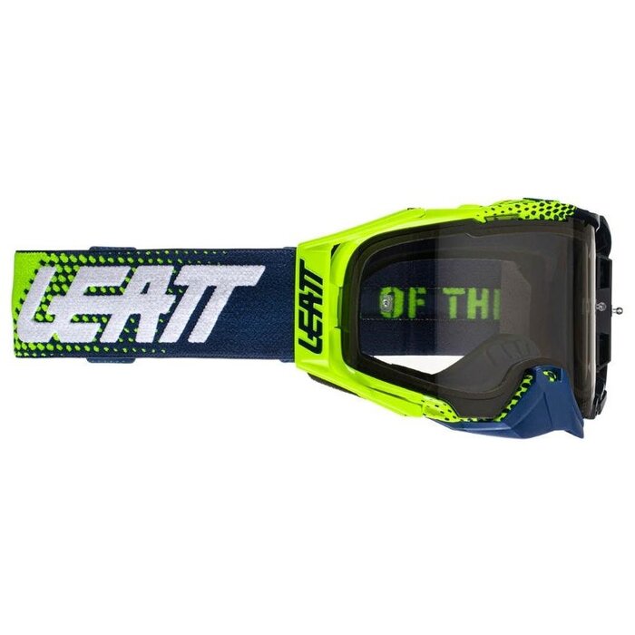 Leatt Brille Velocity 6.5 Lime/Blu Light Grey 58%