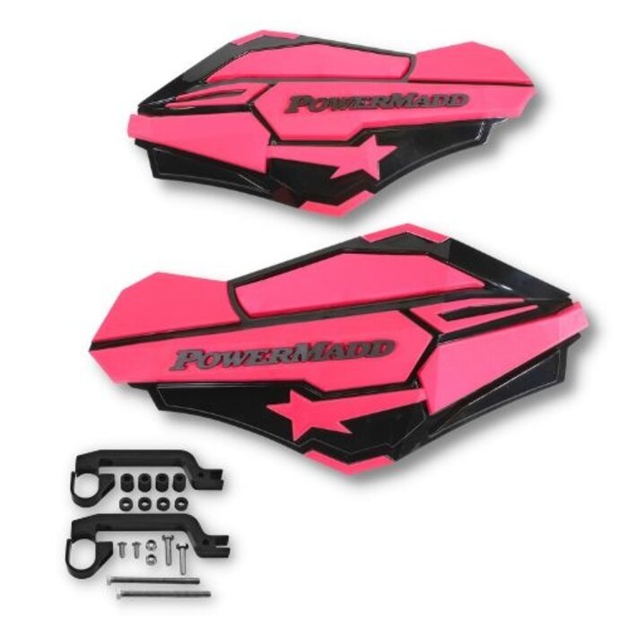 Powermadd Sentinel Handschützer Kit pink schwarz