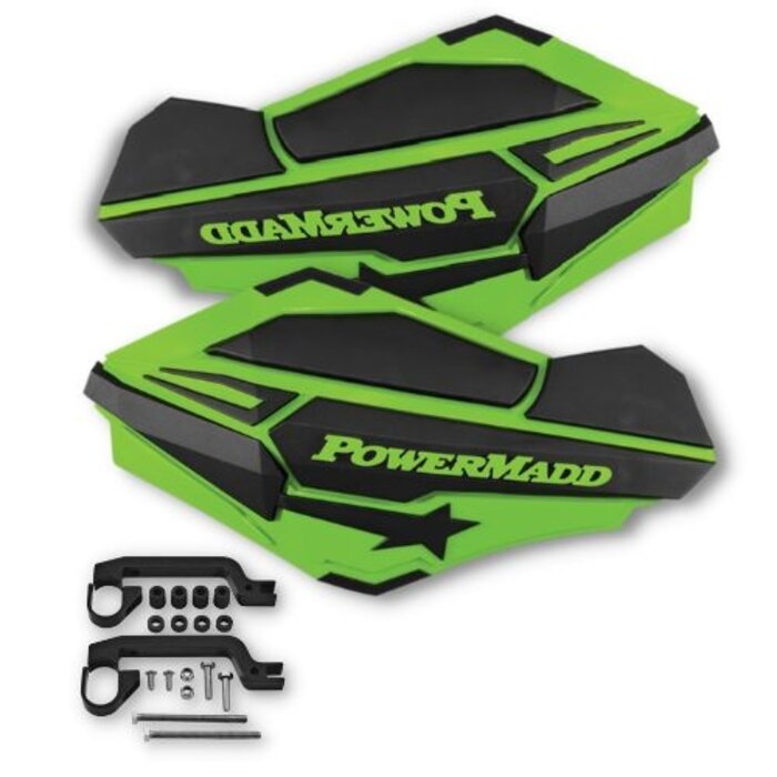 Powermadd Sentinel Handschützer Kit grün schwarz