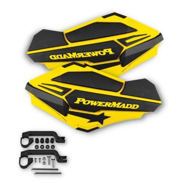 Powermadd Sentinel Handschützer Kit gelb schwarz