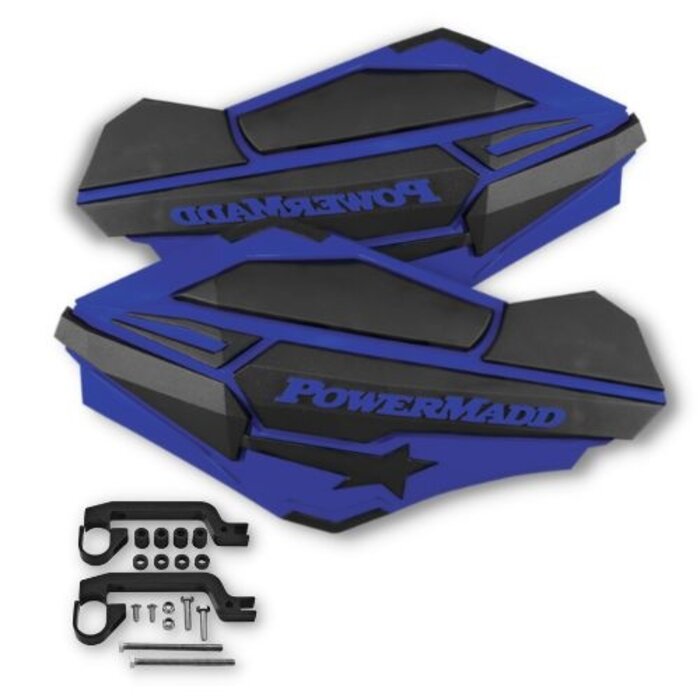 Powermadd Sentinel Handschützer Kit blau schwarz