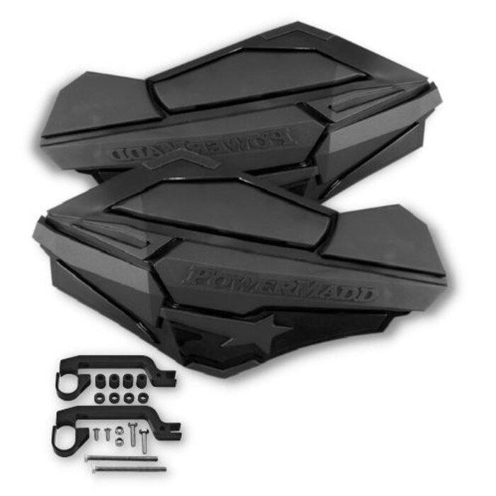 Powermadd Sentinel Handschützer Kit schwarz schwarz