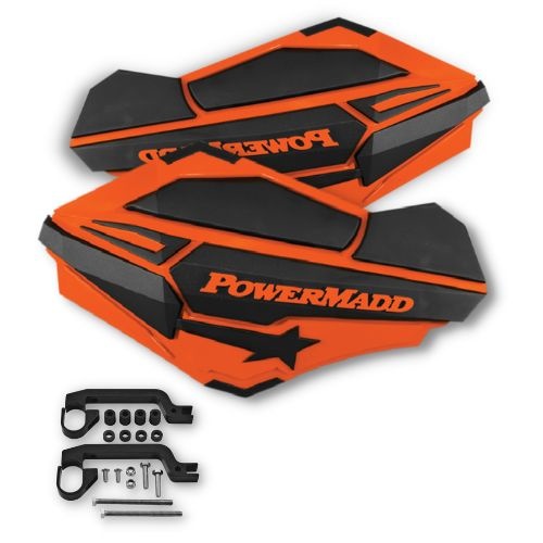 Powermadd Sentinel Handschützer Kit orange schwarz