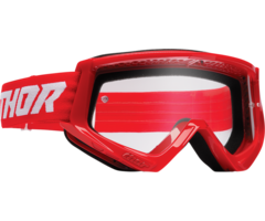 Thor MX Brille Combat Racer Schutzbrille rot weiss
