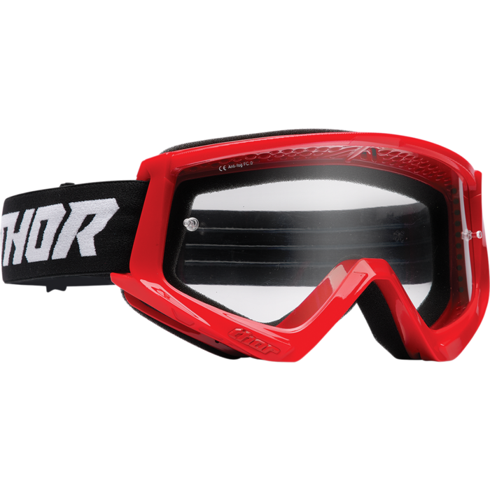 Thor MX Brille Combat Racer Schutzbrille rot