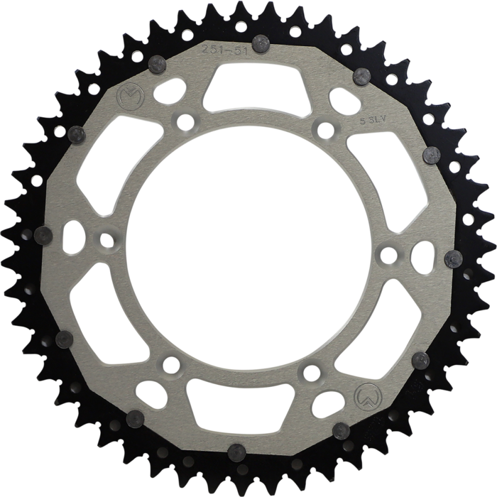 Moose Racing Kettenrad Aluminium Dual für Yamaha YZ125 / YZ250 / YZ250F / YZ450F - Fantic XX125 / XX250 /XXF250 / XXF450