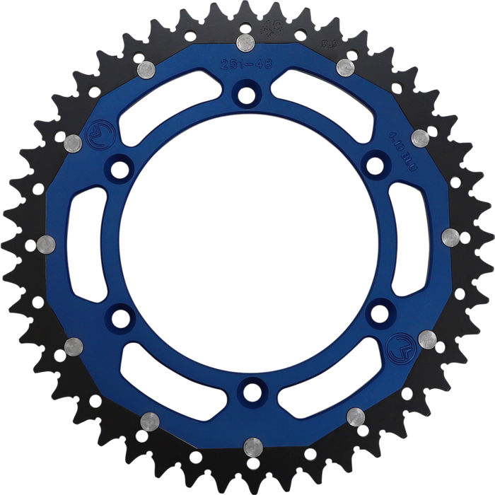 Moose Racing Kettenrad Aluminium Dual für Yamaha YZ125 / YZ250 / YZ250F / YZ450F - Fantic XX125 / XX250 /XXF250 / XXF450