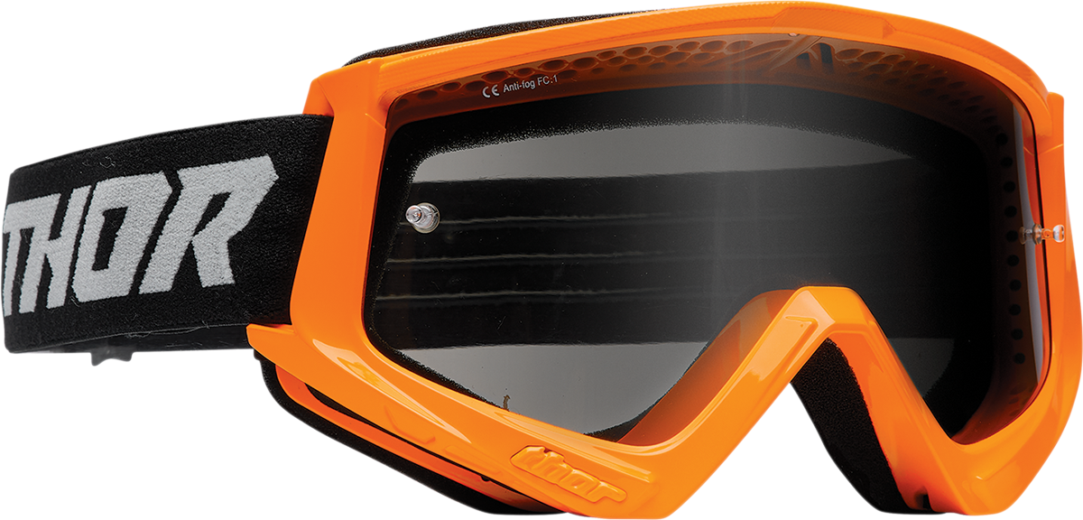 Thor MX Brille Combat Sand Schutzbrille Racer orange