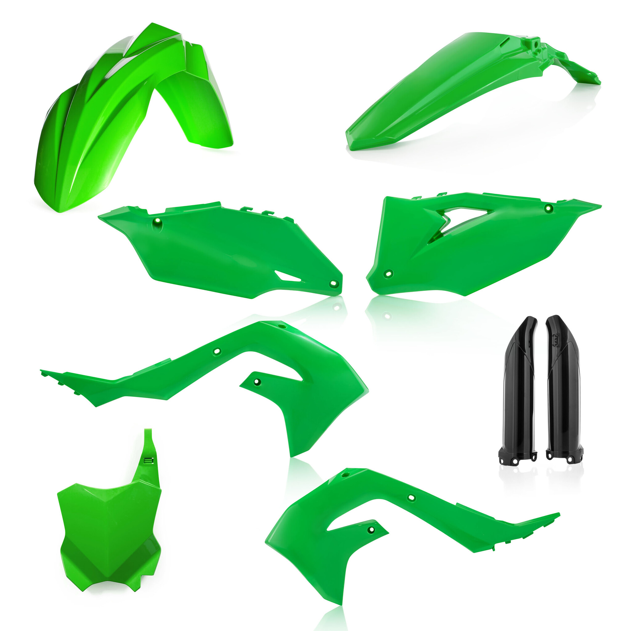 Acerbis Kawasaki Full Plastik Kit KX250F Bj. 21-23 / KX450F Bj. 20-23