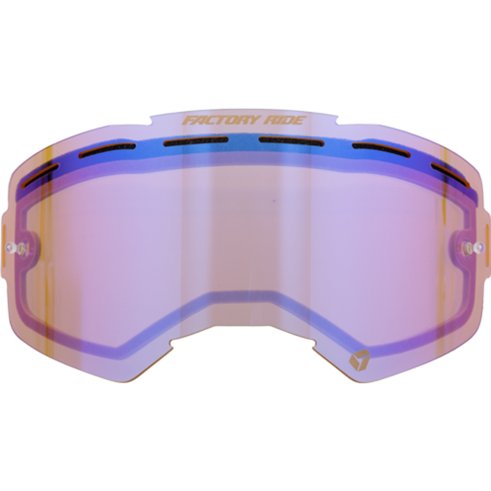 FXR Factory Ride Dual 6-Vented Lens W/ Post Ersatzglas