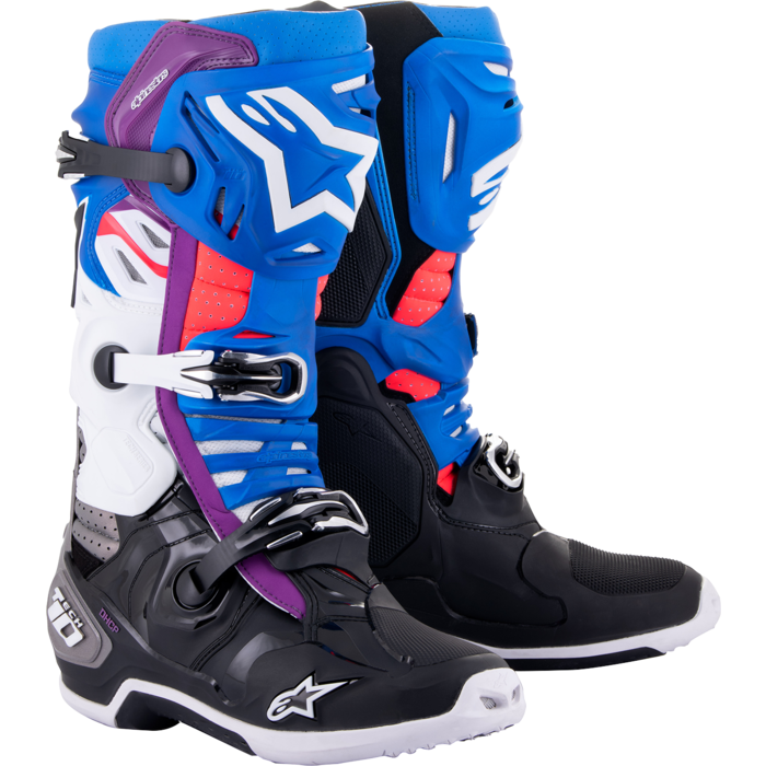 Alpinestars Stiefel Tech 10 Supervented Boots weiss blau schwarz