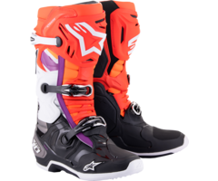 Alpinestars Stiefel Tech 10 gelb orange schwarz weiss