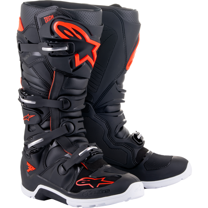 Alpinestars Stiefel Tech 7 Enduro schwarz rot
