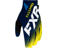 FXR Pro Fit Lite MX Handschuhe 22 midnight weiss gelb