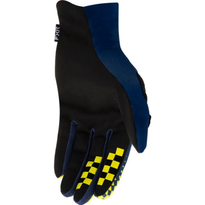 FXR Pro Fit Lite MX Handschuhe 22 midnight weiss gelb