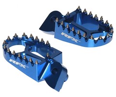 RFX Fußraster blau für Yamaha YZ65 YZ85 YZ125 YZ250 YZ250F YZ450F  Bj. 02 bis 23
