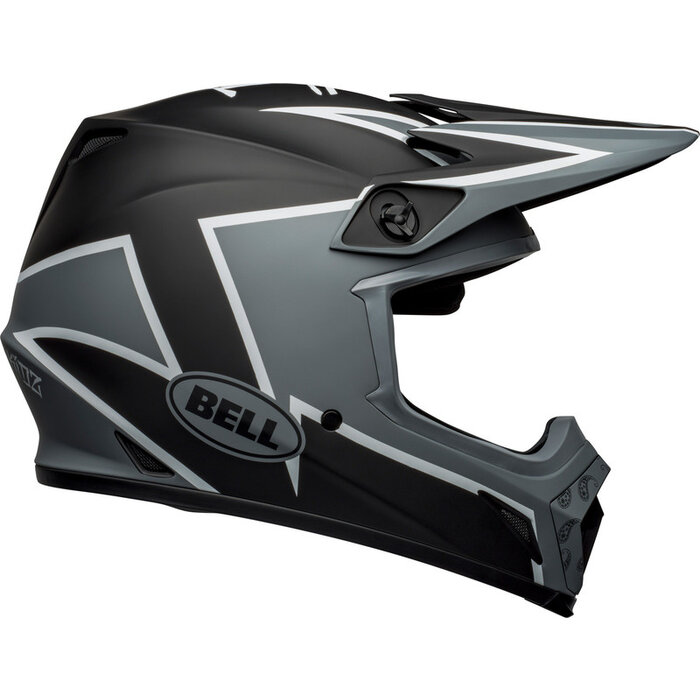 Bell MX-9 MIPS Twitch Helm Matte Black/Gray/White