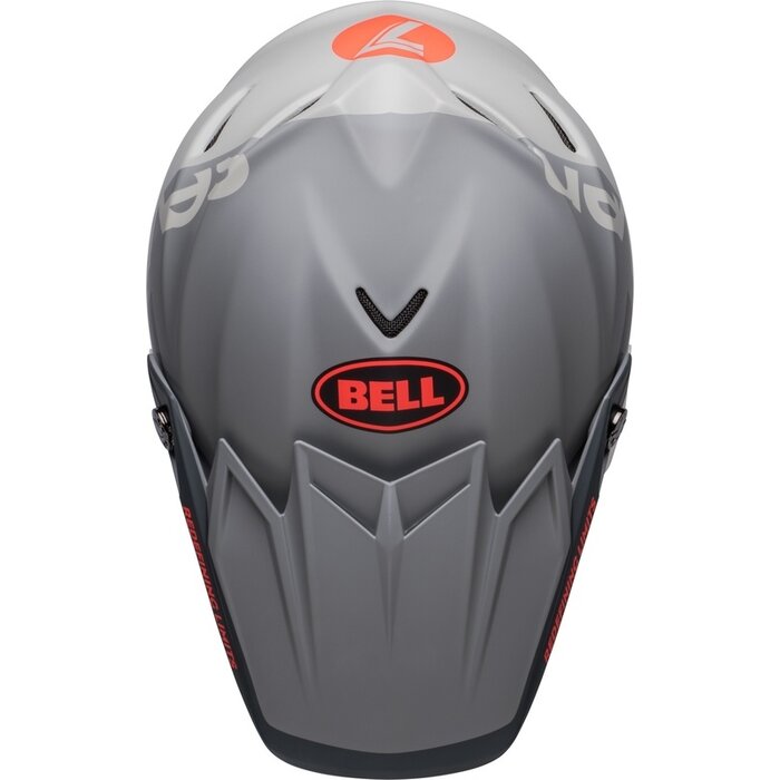 Bell Moto-9s Flex Seven Vanguard Helm - Matte Kohle/Orange