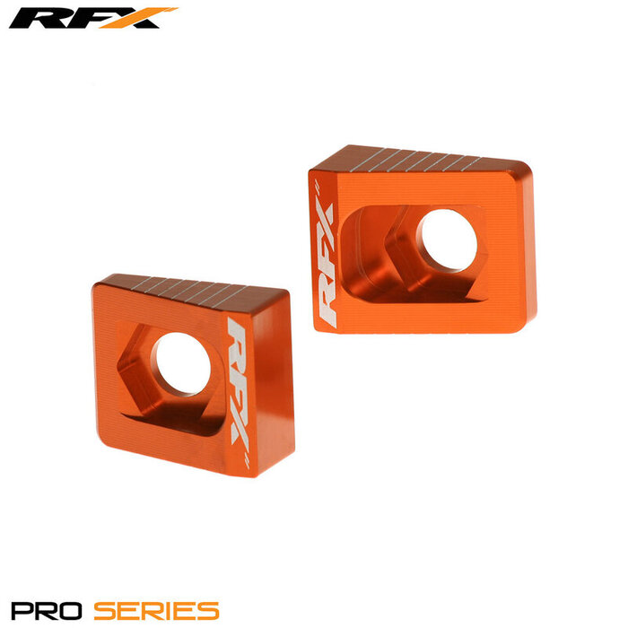 RFX RFX Pro Hinterachseinstellblöcke (Orange) - KTM 65