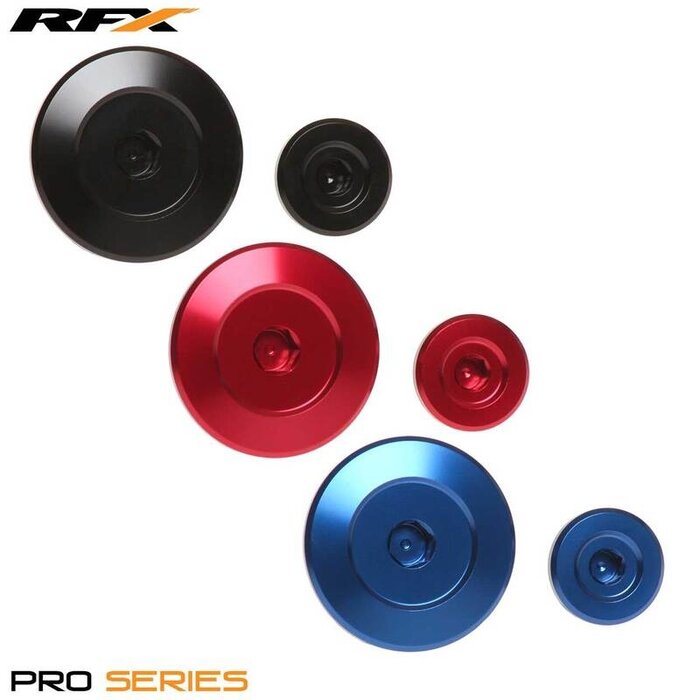RFX RFX Pro Satz Zündungseinstellstopfen (Blau) - Yamaha YZF25/YZF450