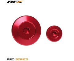 RFX RFX Pro Satz Zündungseinstellstopfen (Rot) - Yamaha YZF25/YZF450